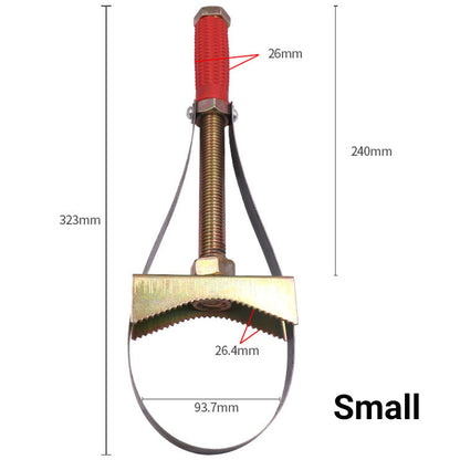 💥Auto-Ölfilterschlüssel mit verstellbarem Stahlriemen🚘