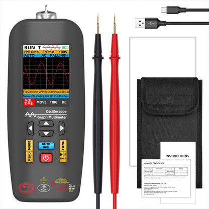 3-in-1-Grafik-Handmultimeter - Oszilloskop, Inspektor und Taschenlampe