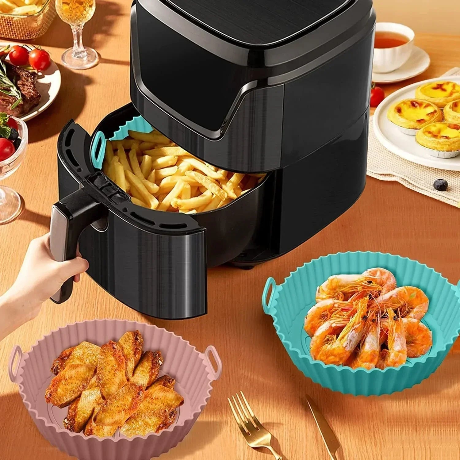 Air Fryer Silikon-Backblech-7